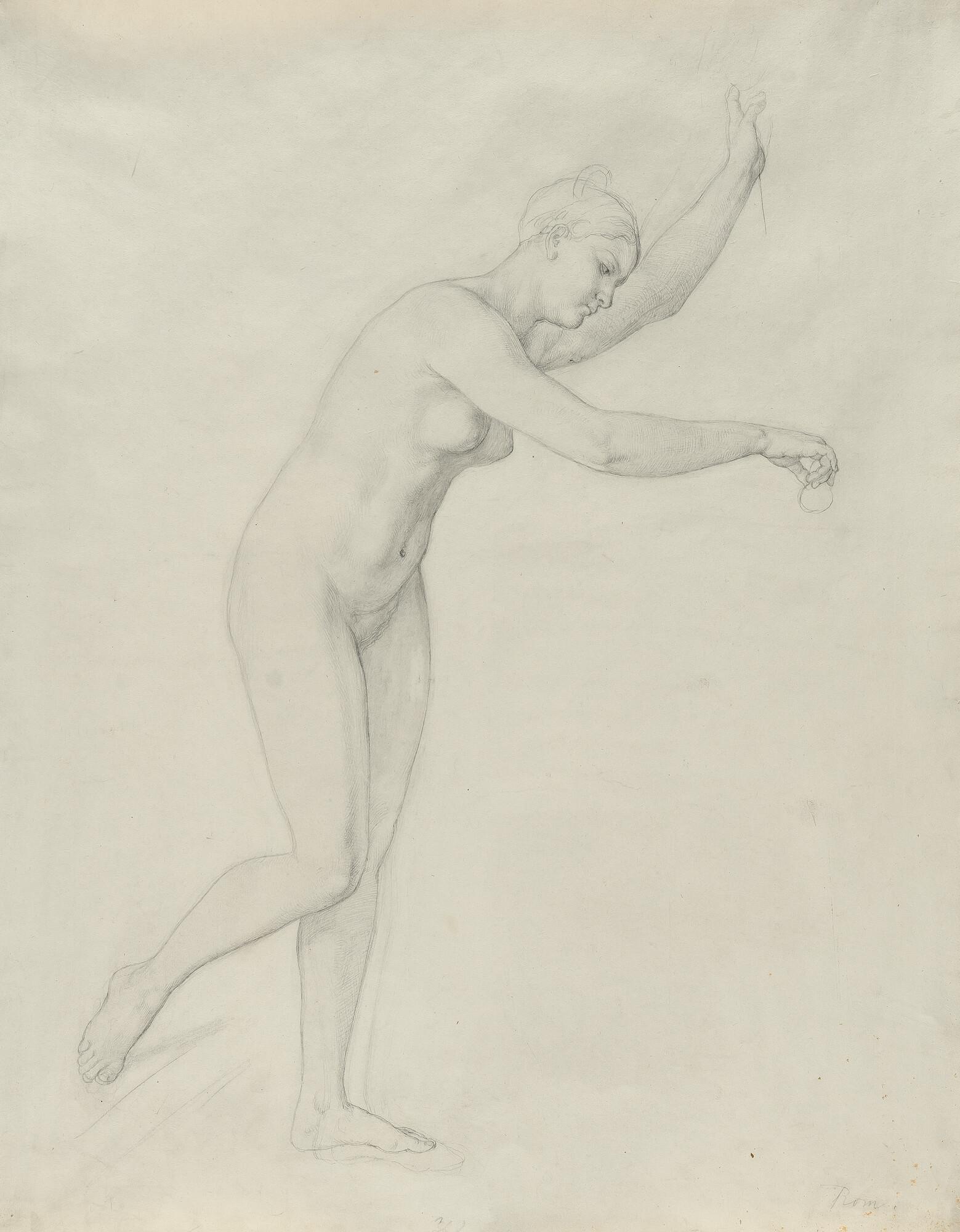 Julius Schnorr von Carolsfeld - Weiblicher Akt