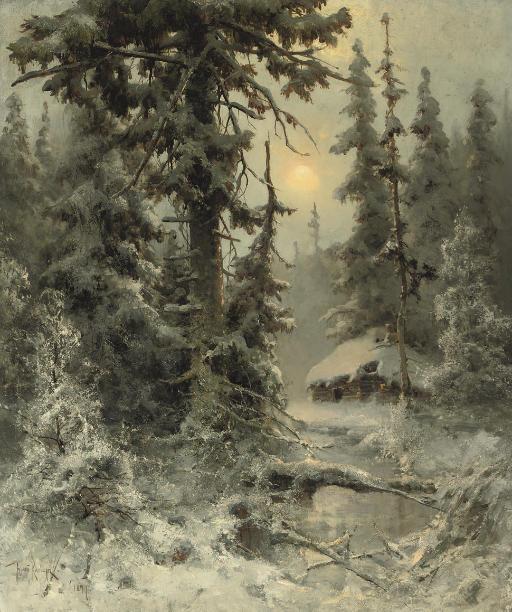 Julius Sergius Von Klever - After the snowfall