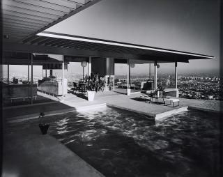 Julius Shulman - Case Study House # 22, Pierre Koenig, Los Angeles, California 1959.