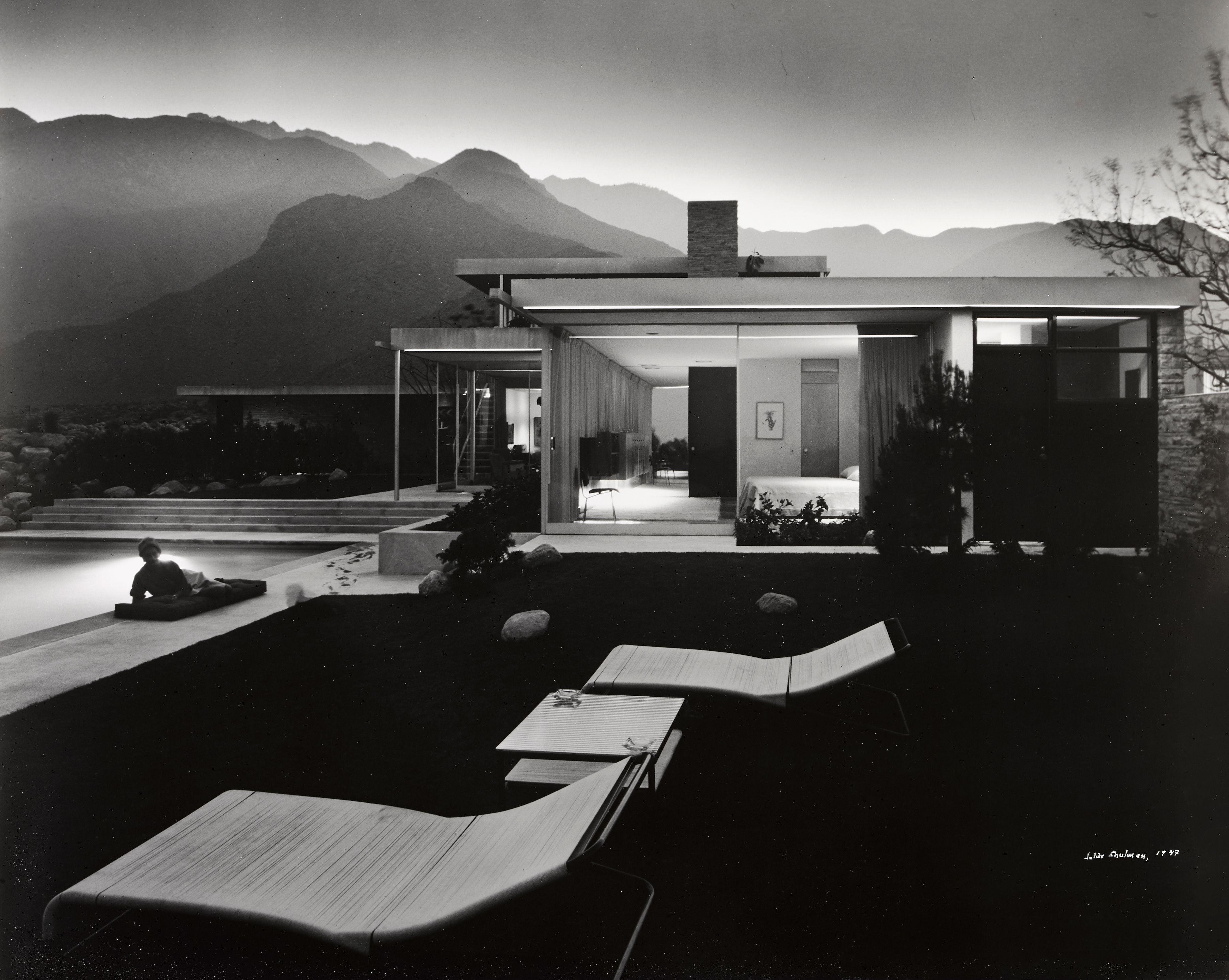 Julius Shulman - Kaufman House, Richard Neutra, Palm Springs, California