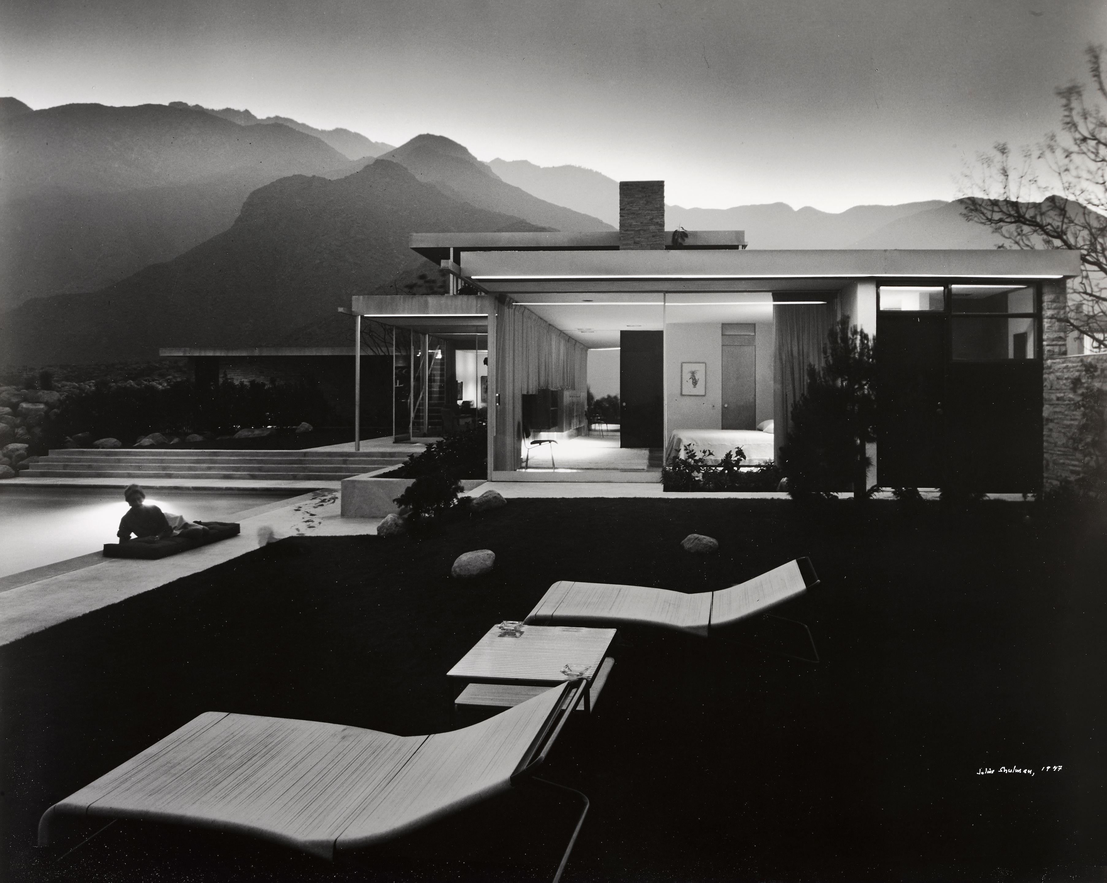 Julius Shulman - Kaufman House, Richard Neutra, Palm Springs, California