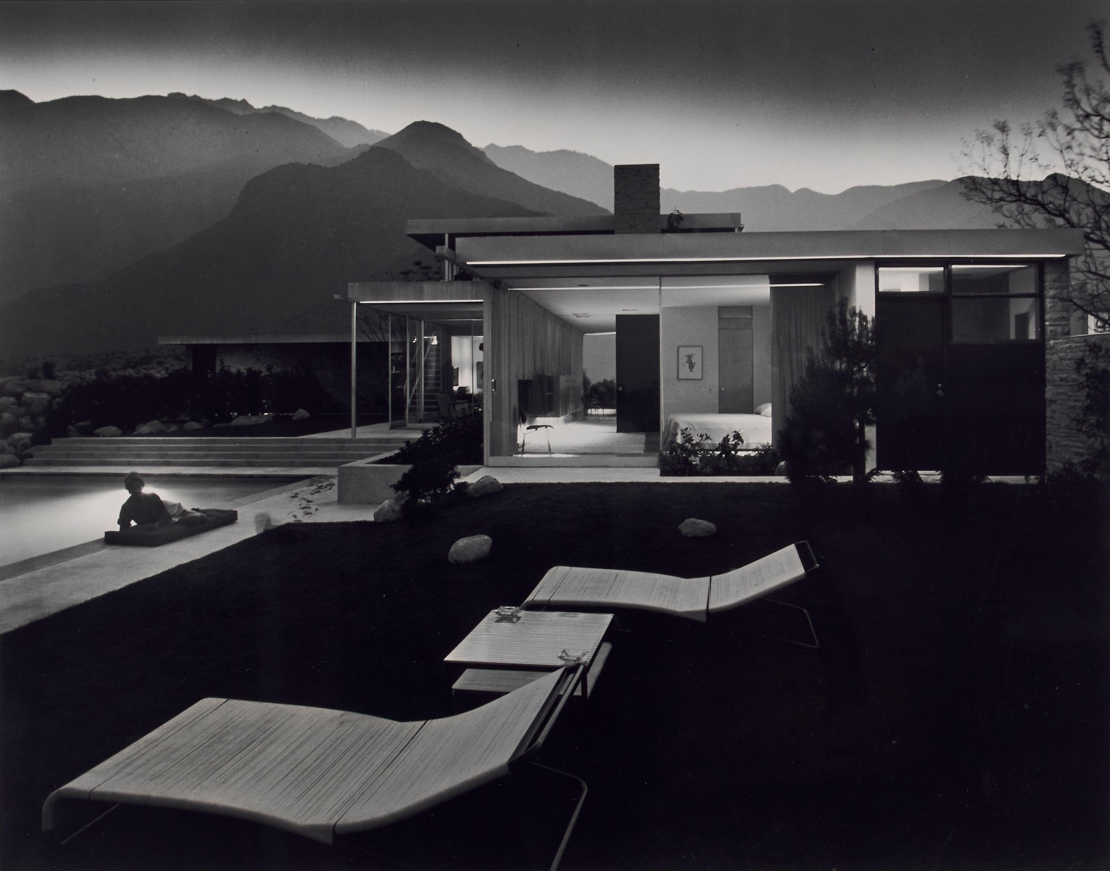Julius Shulman - Kaufmann House, Palm Springs, Richard Neutra, Architect
