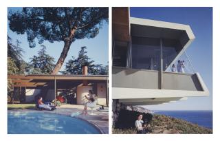 Julius Shulman - Two works: Case Study House #20; Bass House, 1958; Richard O. Spencer; Malibu,CA, 1955