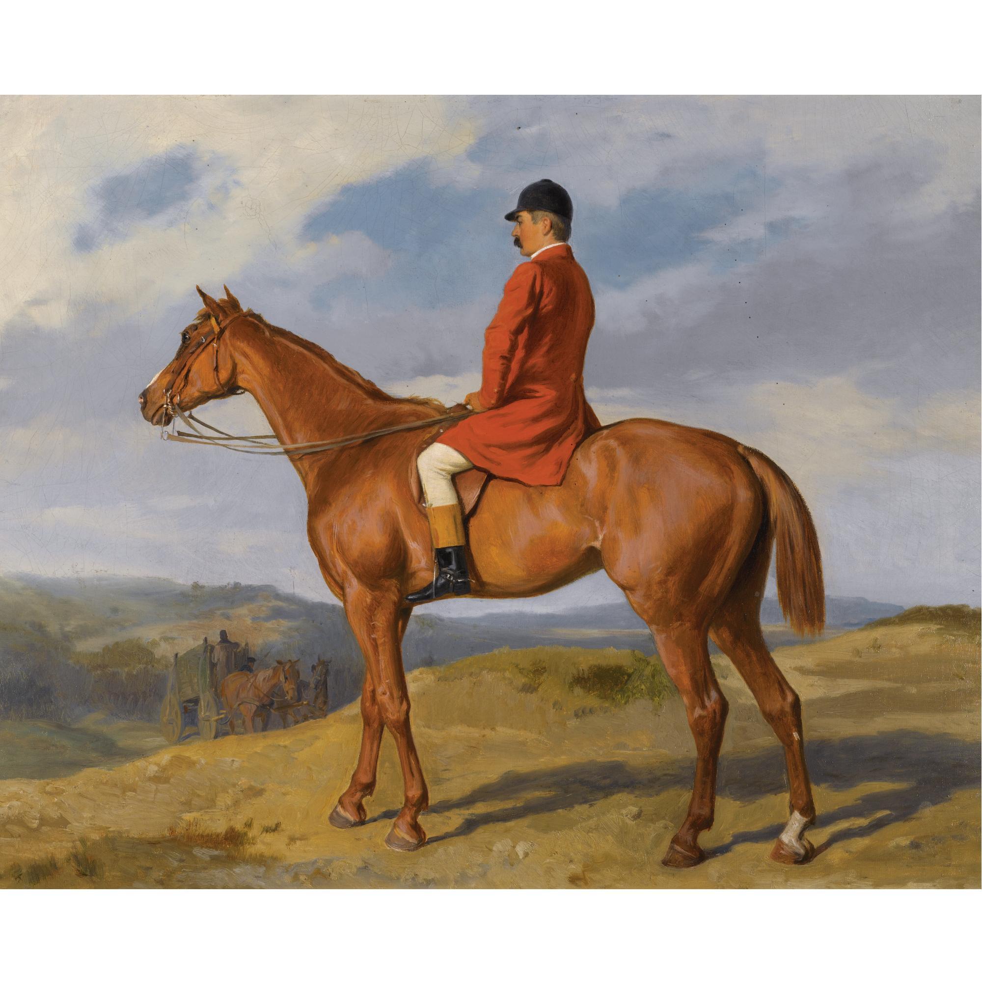 Julius von Blaas - Huntsman In A Landscape