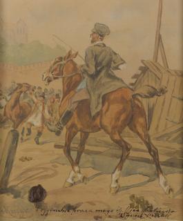 Juliusz Kossak - Rider On Horseback