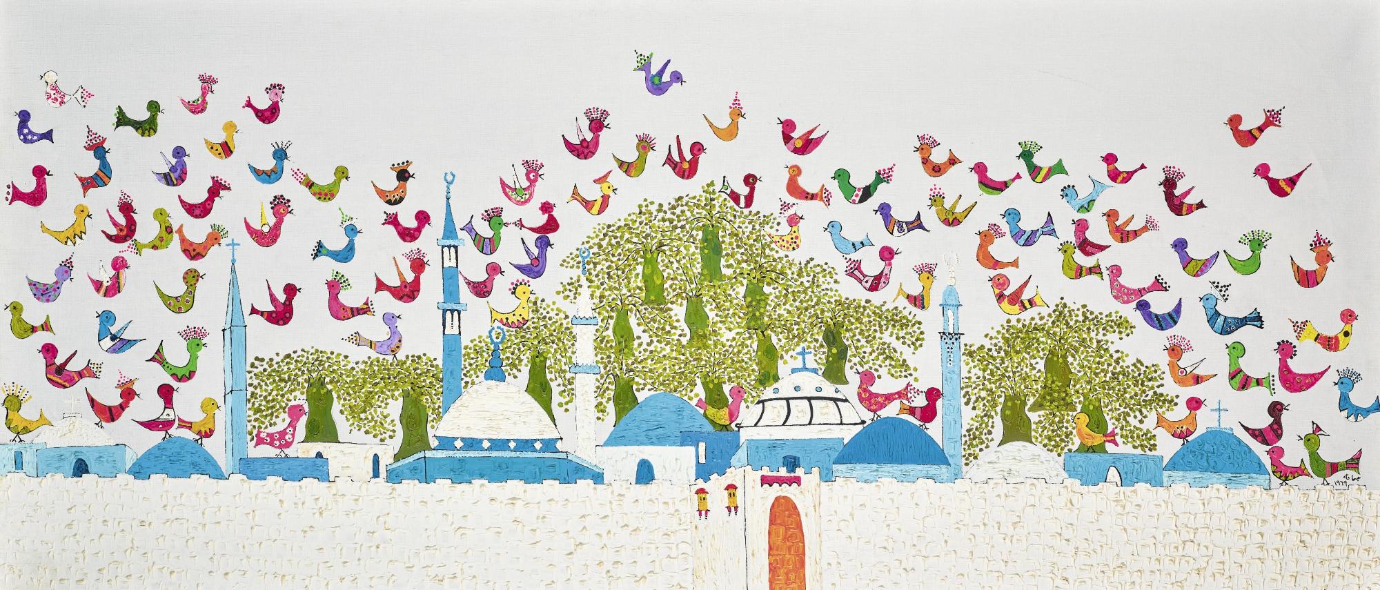 Jumana El Husseini - Palestinian untitled (Birds Of Jerusalem)