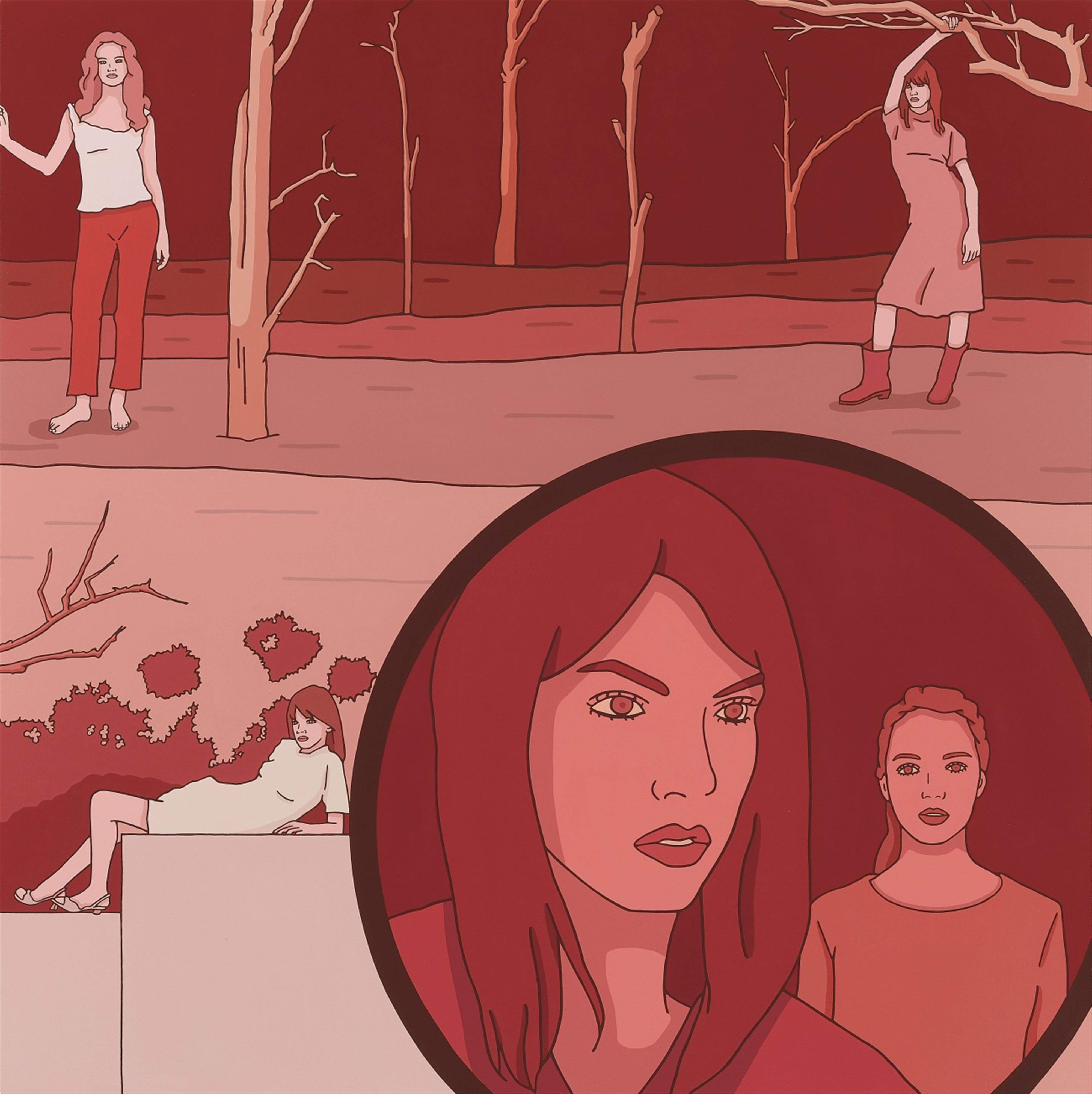 Jun Hasegawa - Red Square Painting II