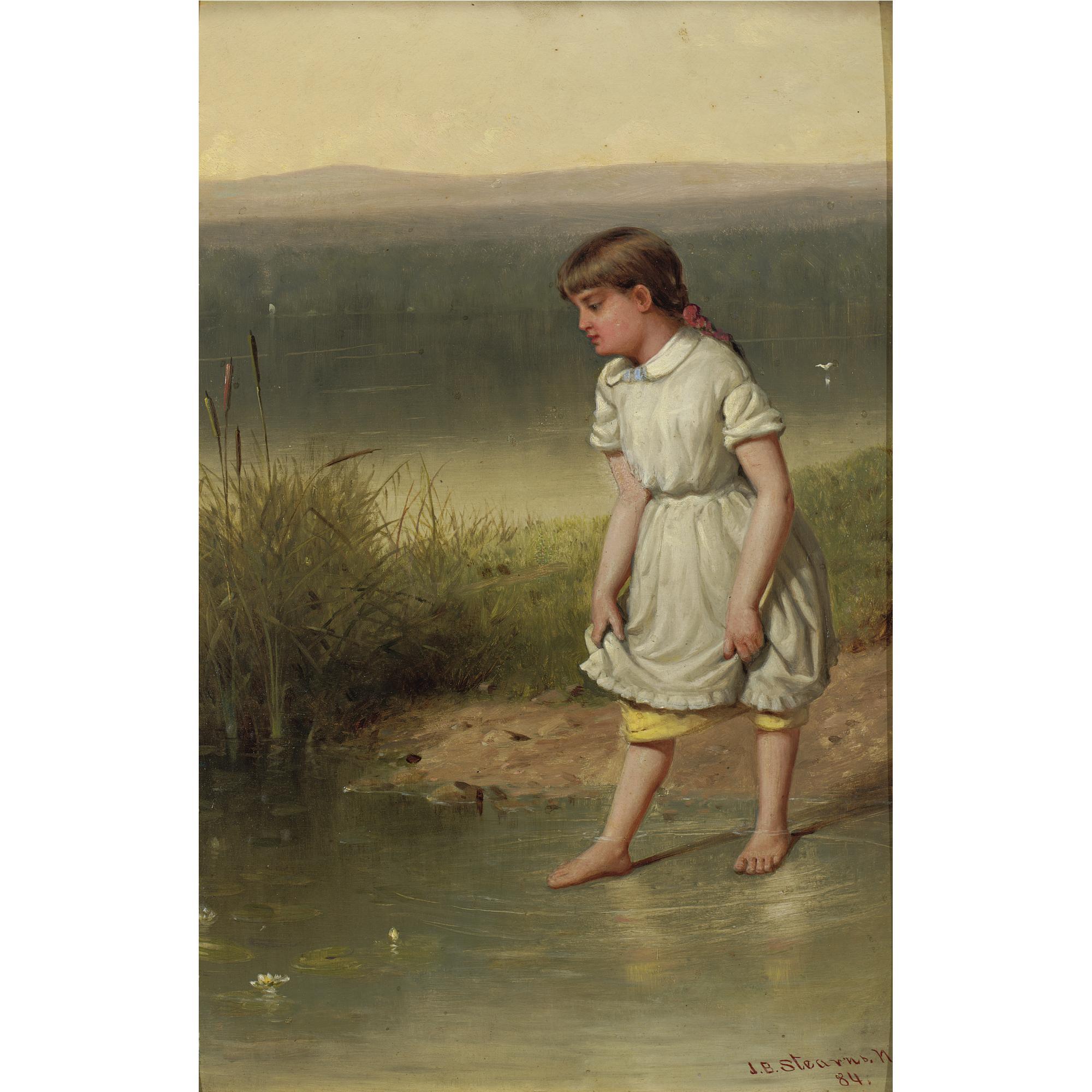 Junius Brutus Stearns - Pond Lilies