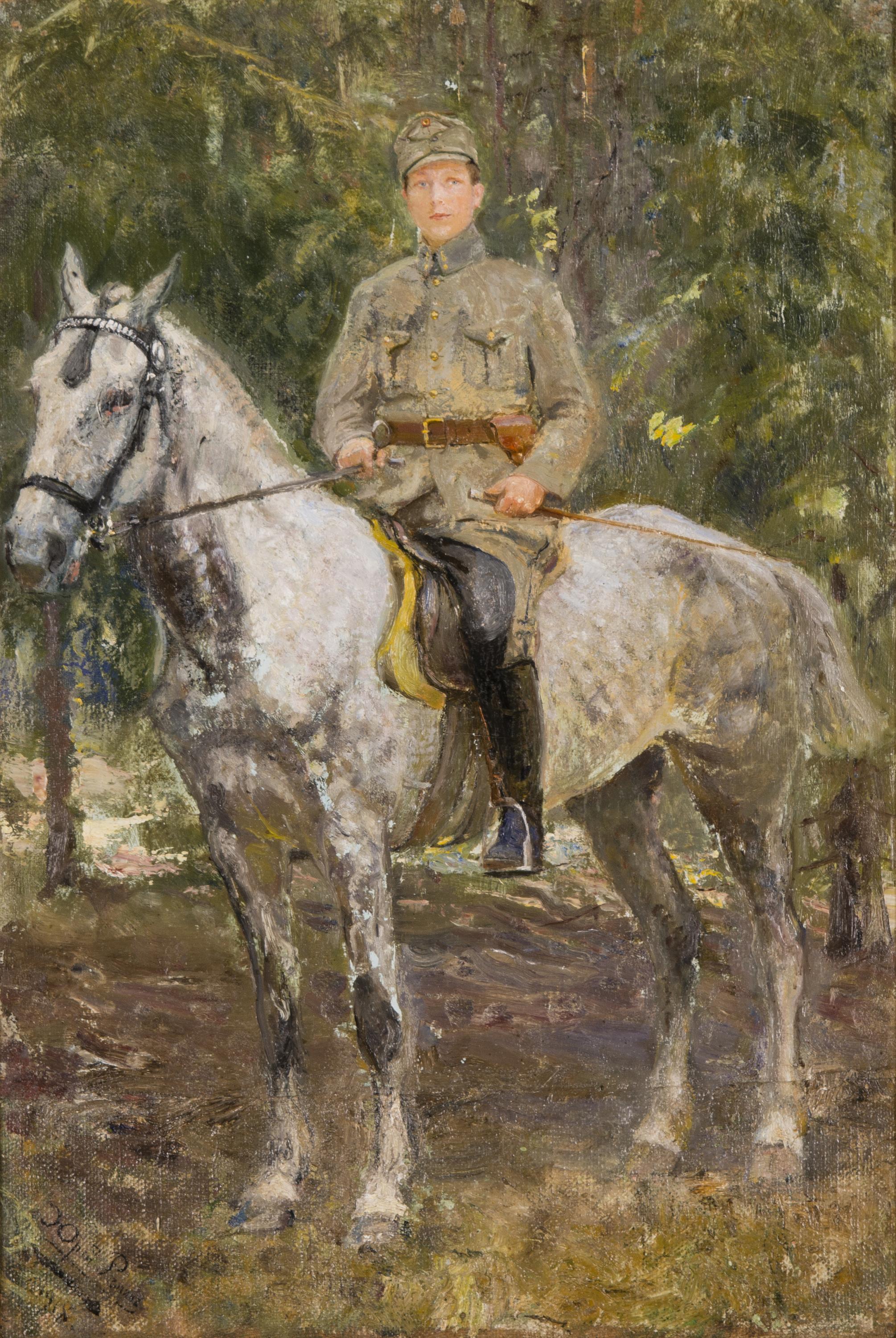 Juri Ilich Repin - Soldier On A Horse.