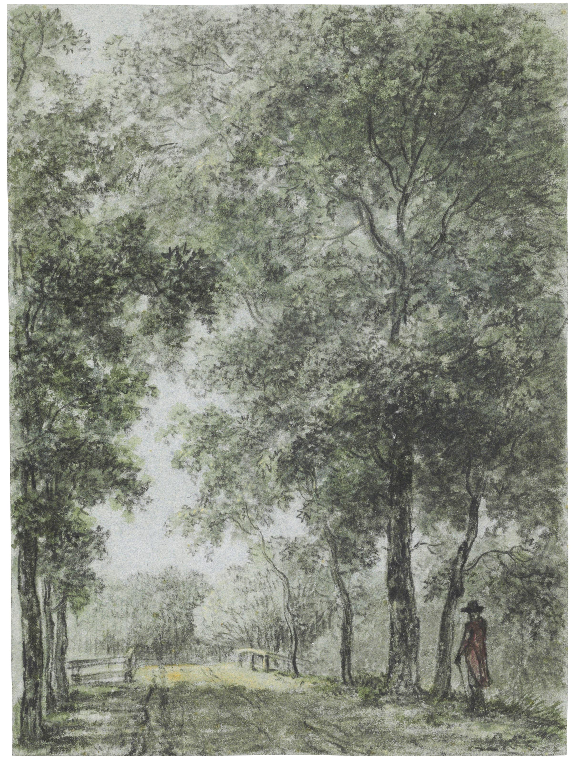 Jurriaan Andriessen - A wooded path at Treslong, near Hillegom