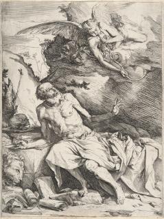 Jusepe de Ribera - Der hl. Hieronymus hört die Trompete des jüngsten Gerichts