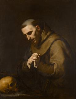 Jusepe de Ribera - Saint Francis in meditation