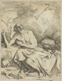 Jusepe De Ribera - Saint Jerome Hearing The Trumpet Of The Last Judgment