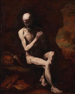 Jusepe De Ribera - Saint Jerome in prayer
