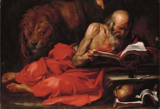 Jusepe de Ribera - Saint Jerome Reading