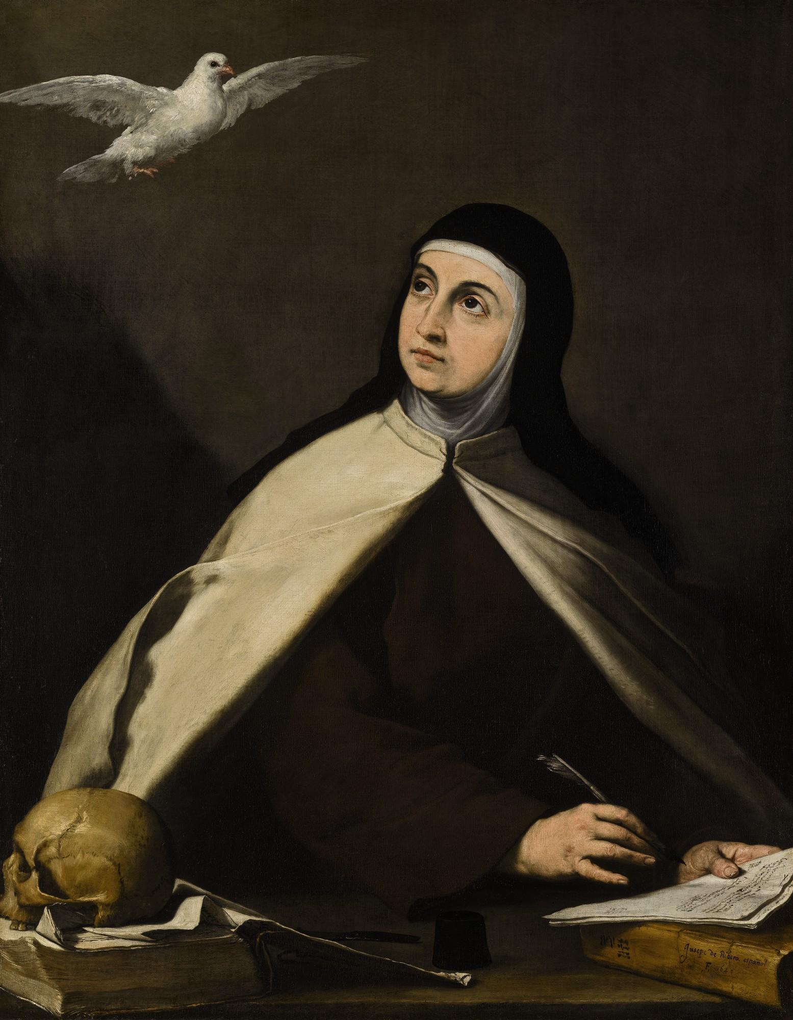 Jusepe De Ribera - Saint Teresa of Avila (1515–1582) |《亞維拉聖德蘭（1515-1582年）》