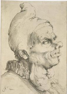 Jusepe Ribera - Head Of Man In A Pointed Cap (Bartsch 9-I)