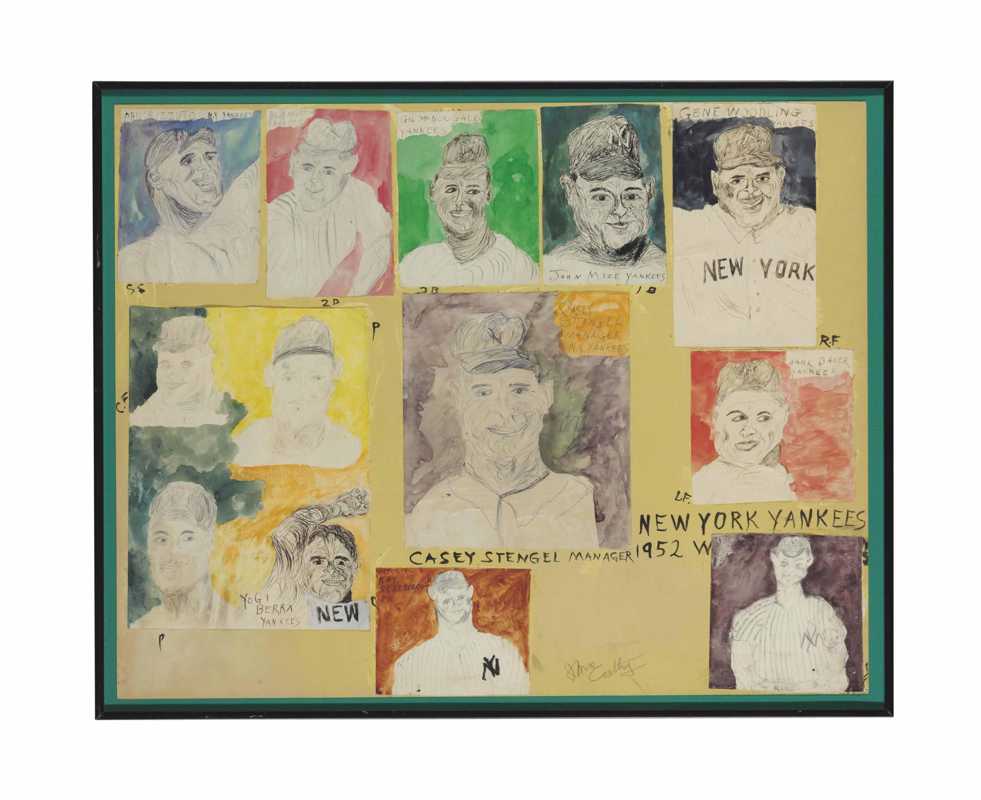 Justin McCarthy - Baseball: New York Yankees 1952