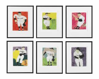 Justin McCarthy - The 1952 World Series, Yankees Vs. Dodgers: A Set Of Six
