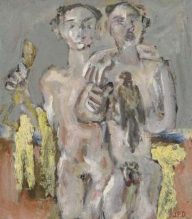 Justin Pieris Daraniyagala - Boys With Sparrow Hawk