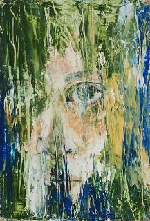 Justine Otto - Ohne Titel (Grasauge)