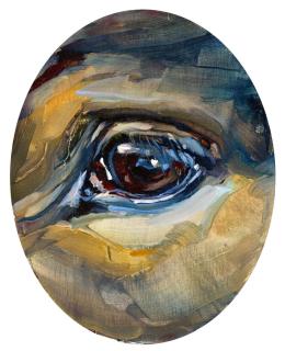 Justine Otto - Ohne Titel (Pferdeauge)