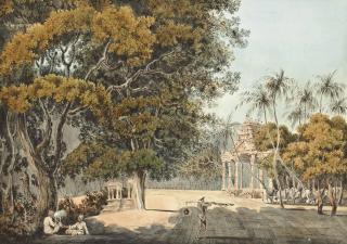 Justinian Gantz - A Rest Home, near Cape Comorin on the Road to Trivandrum