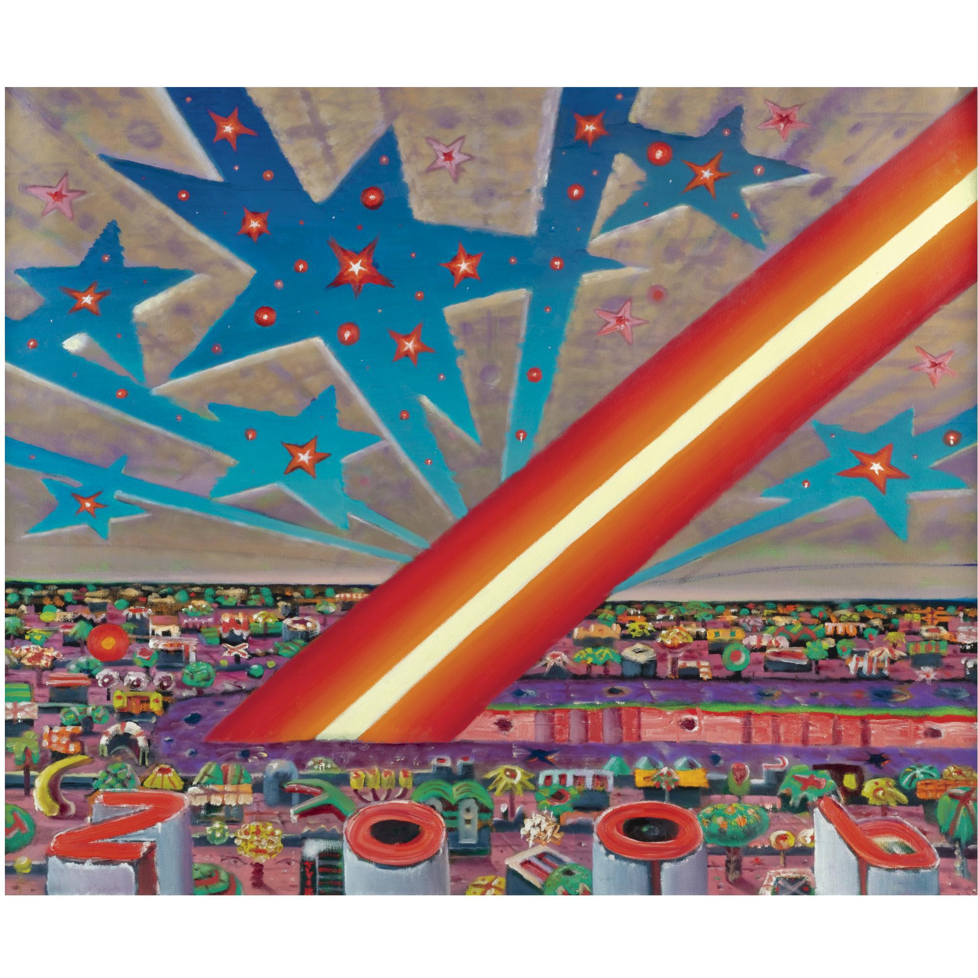 Jyothi Basu - Starry Night - I, 2006