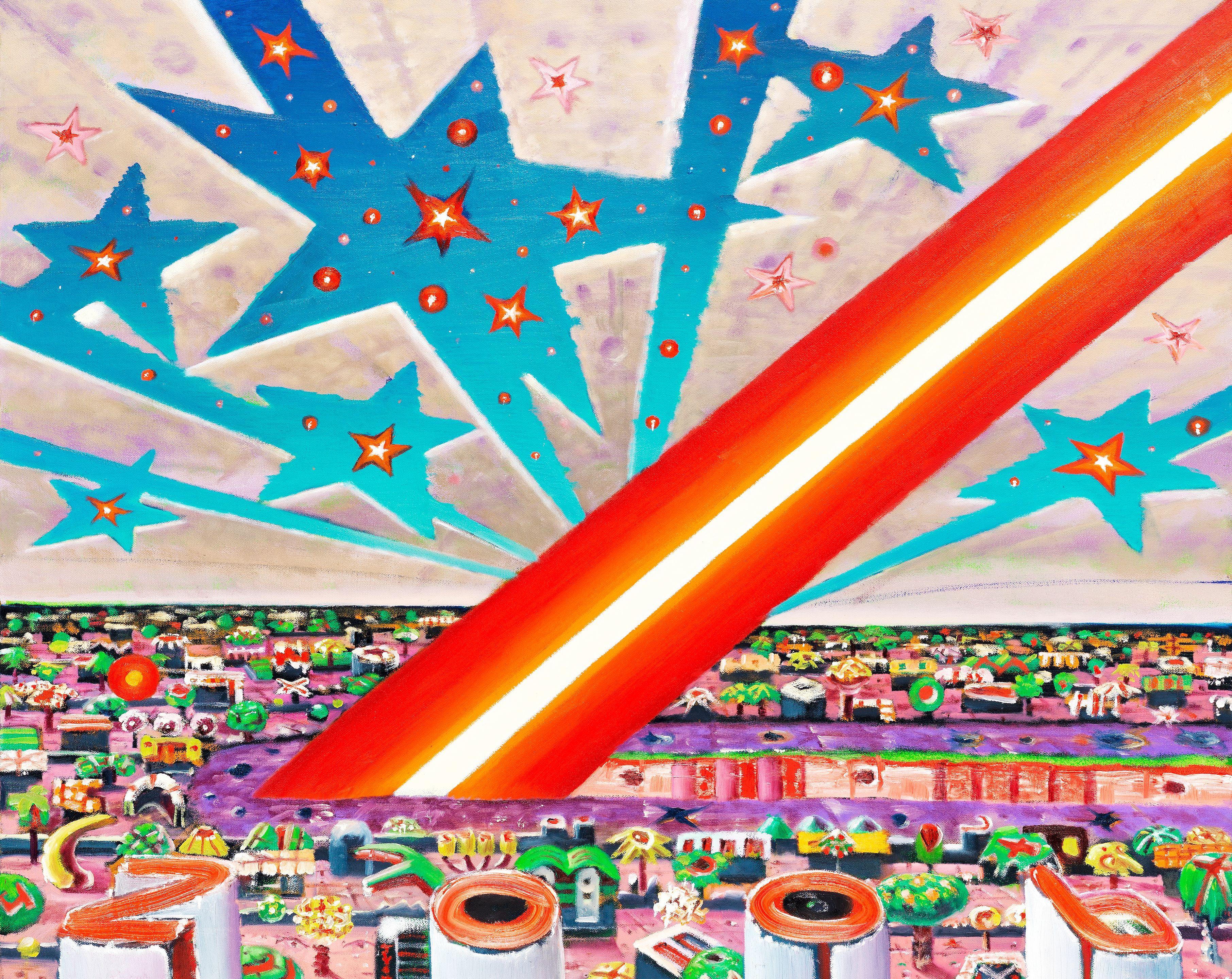 Jyothi Basu - Starry Night-I