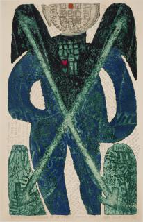 Jyoti Bhatt - Self Portrait in Disguise of an Angel