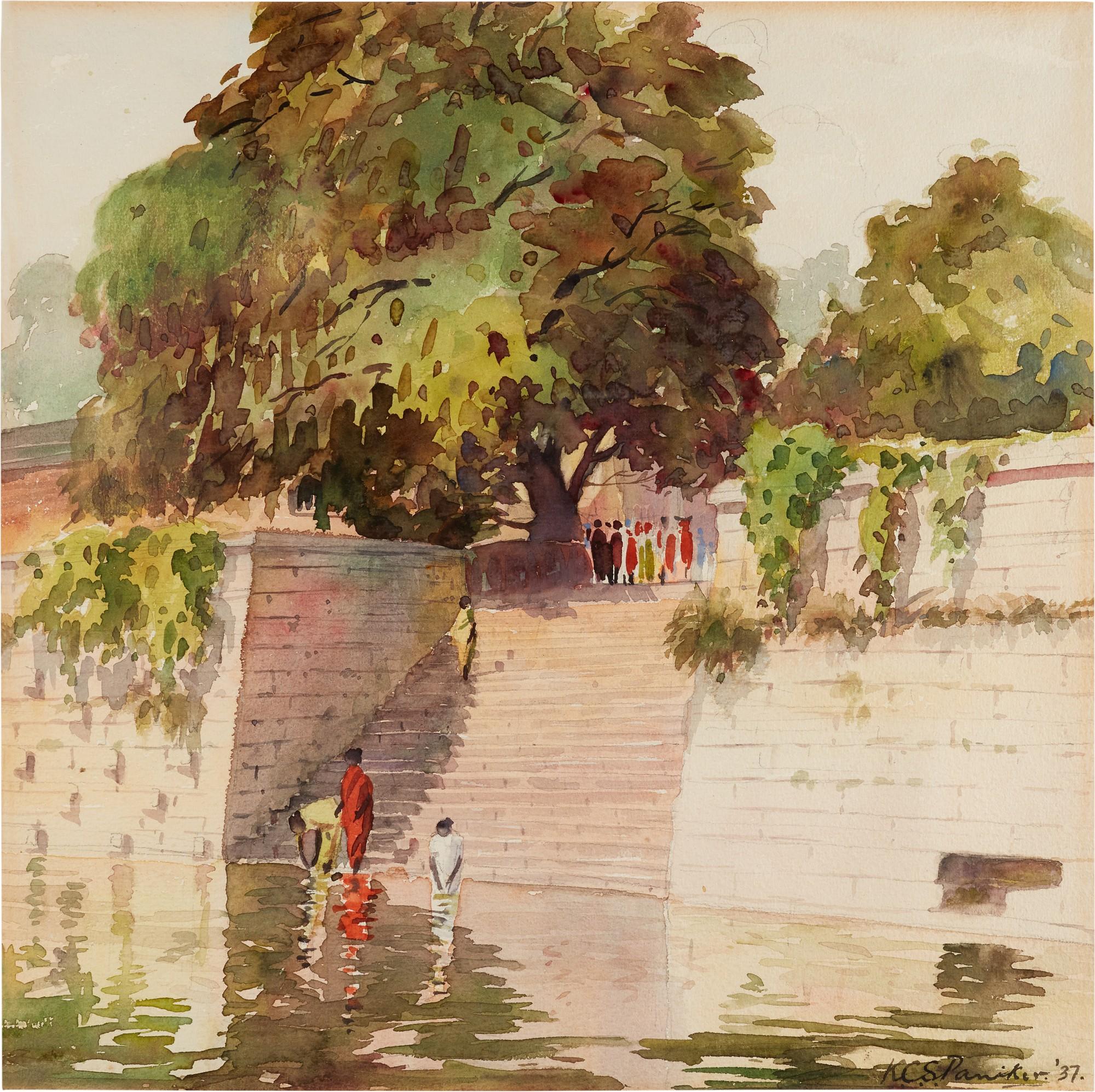 K. C. S. Paniker - Thiruparan Kundram Bathing Ghat