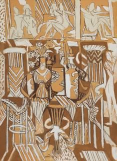 K. G. Subramanyan - Still Life in Interior