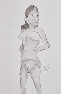 K.G. Subramanyan - Untitled (Lady)