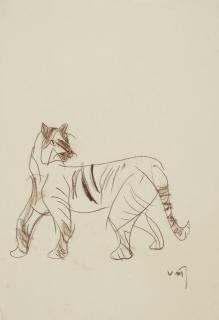 K.G. Subramanyan - Untitled (Tiger)