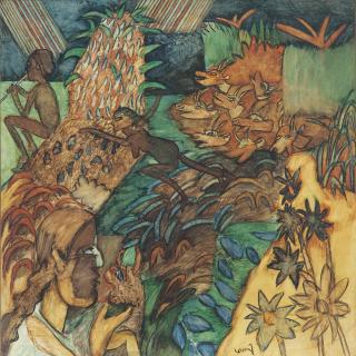 K.G. Subramanyan - Untitled