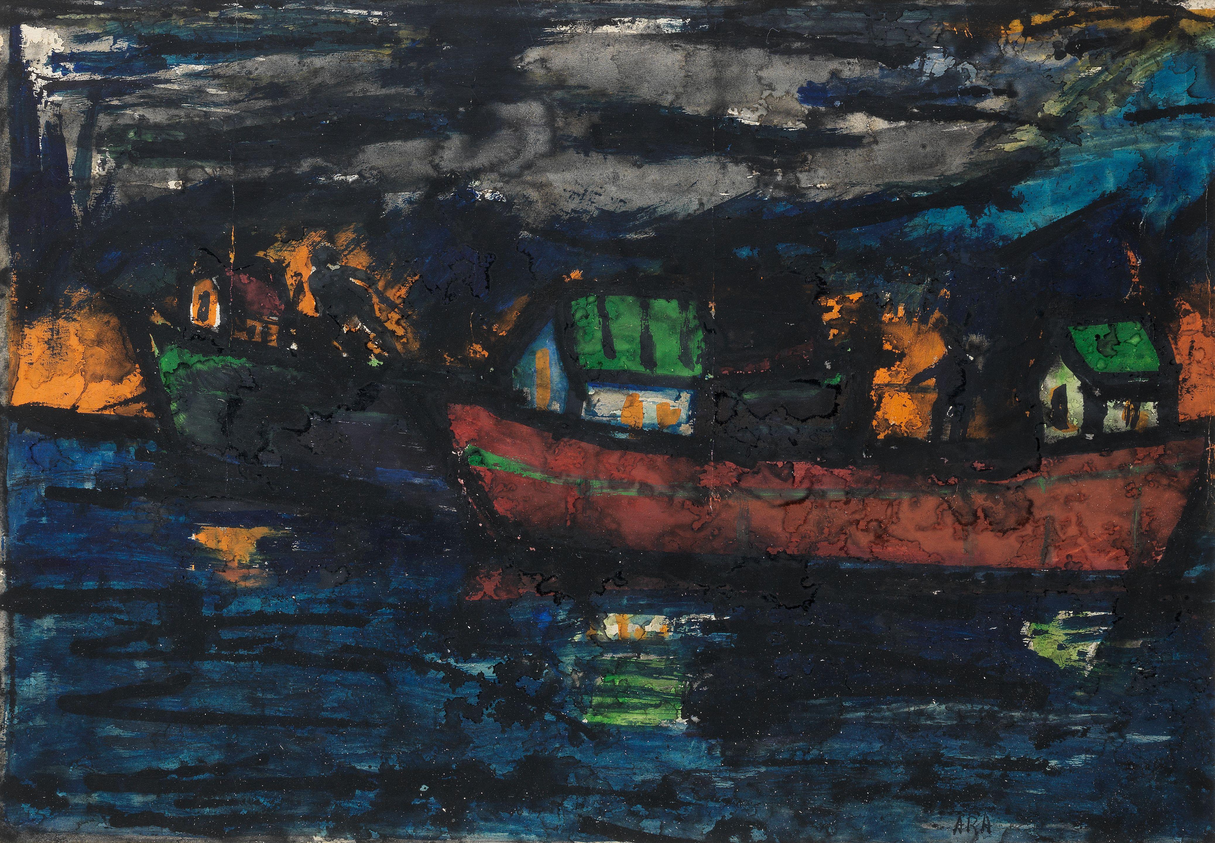K.H. Ara - Untitled (Boats)