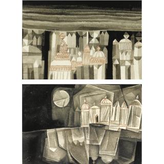 K. Laxma Goud - Two Untitled Works