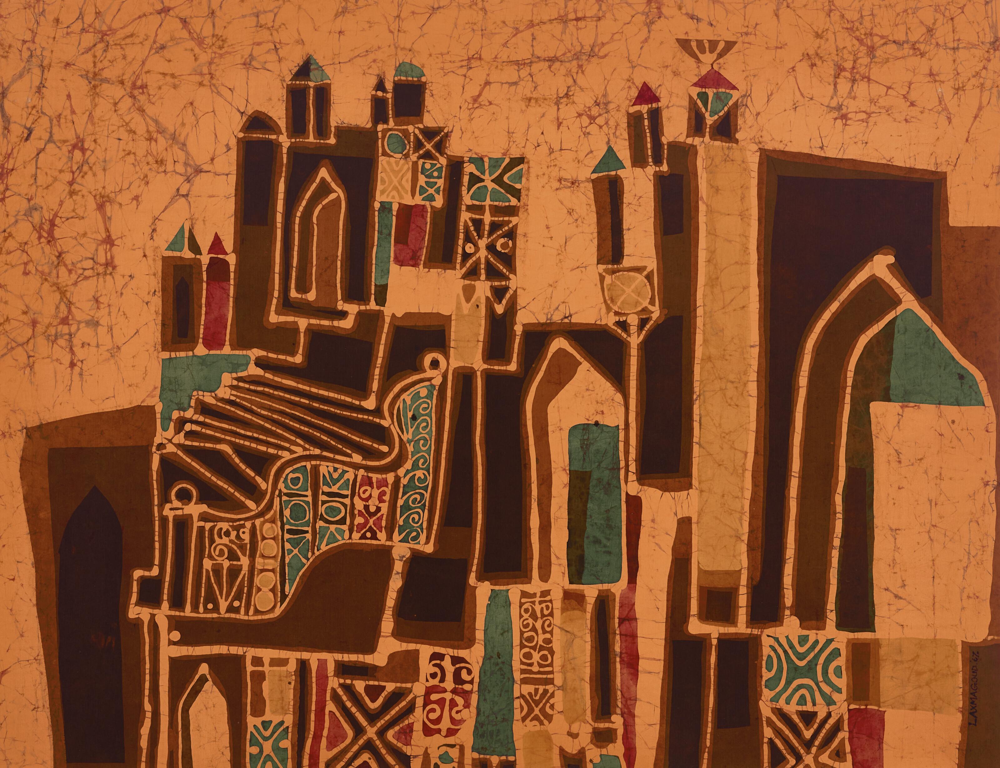 K. Laxma Goud - Untitled (Cityscape)