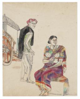 K. Laxma Goud - Untitled (Couple)