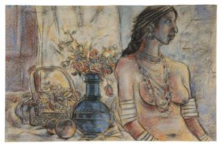 K. Laxma Goud - Untitled (Lady)