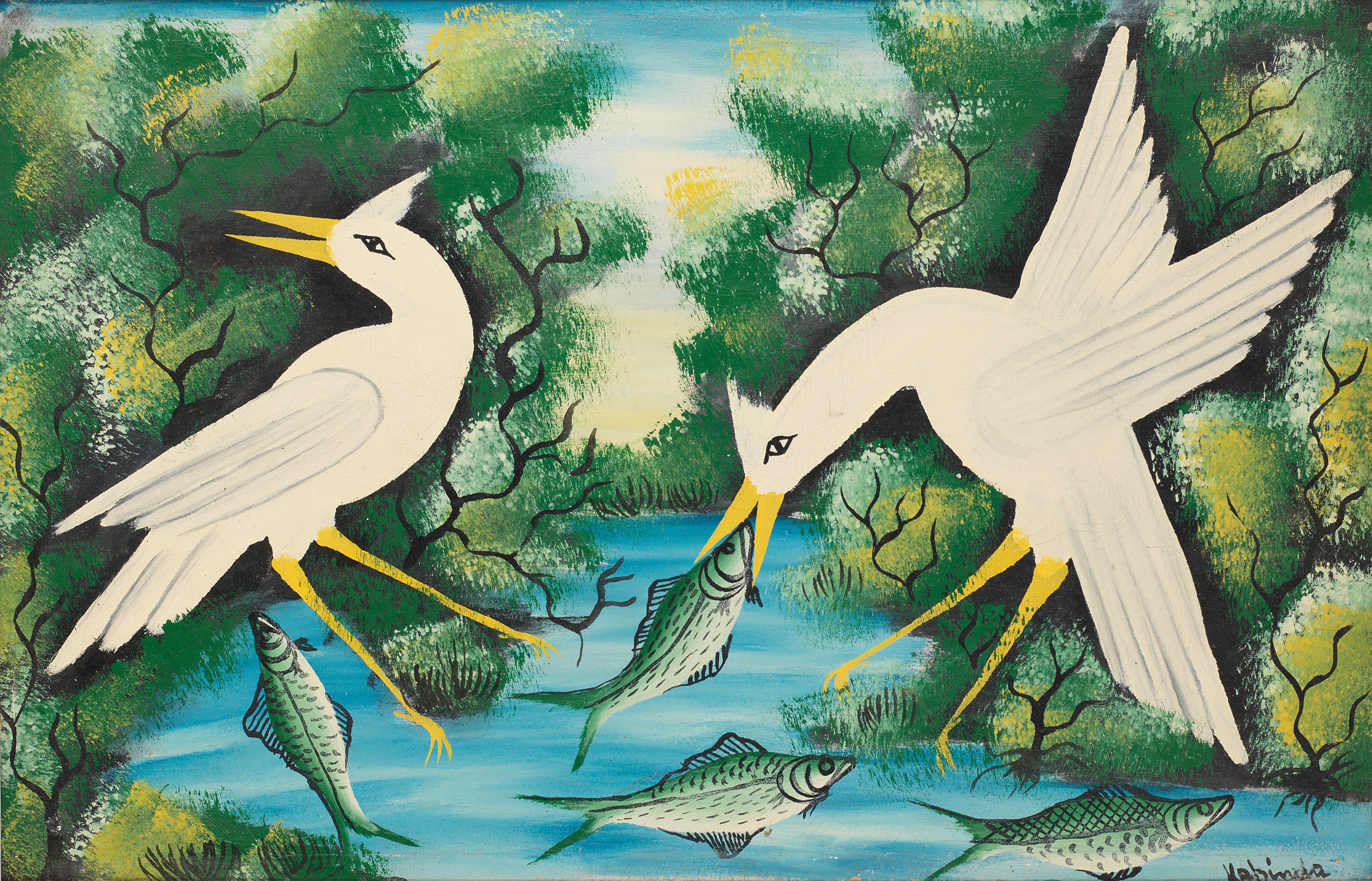 Kabinda Kunkulu Victor - Herons fishing