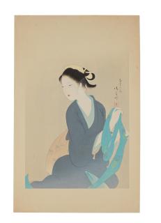 Kaburagi Kiyokata - Taisho era (1912-1926), dated 1923