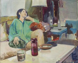 Kadhim Haidar - Untitled (Portrait of Ms Attiyah)