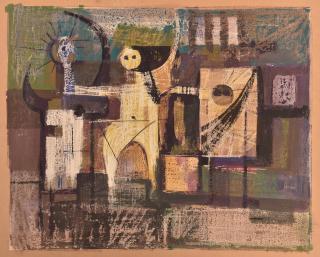 Kadhim Hayder - Untitled (The Epic of the Martyr series)