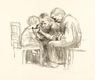 Käthe Kollwitz - Besuch im Kinderkrankenhaus