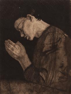 Käthe Kollwitz - Betendes Mädchen