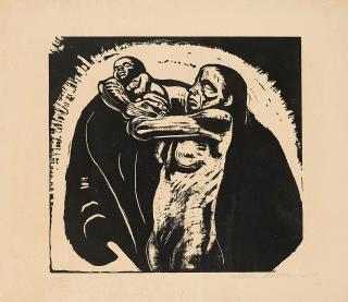 Käthe Kollwitz - Das Opfer (Aus: Krieg).