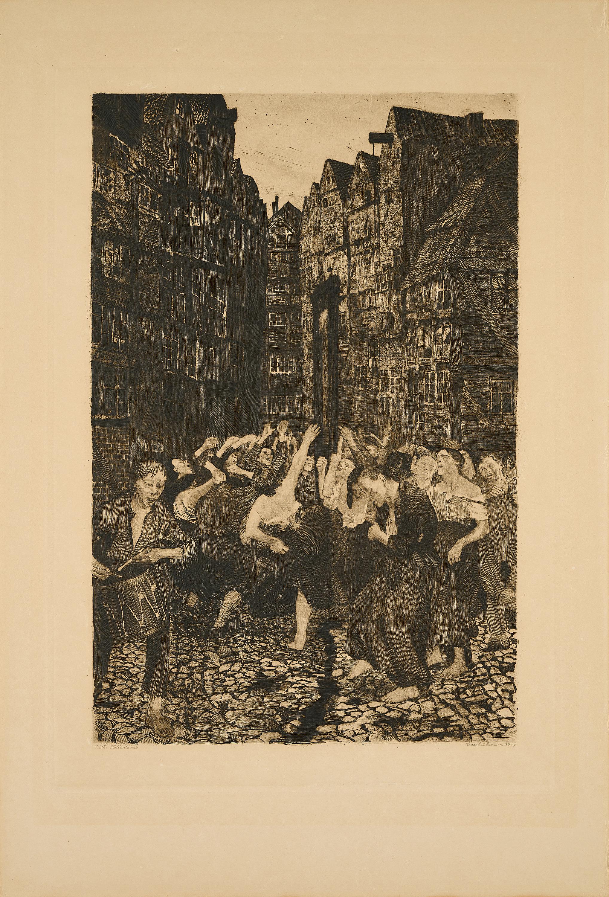 Käthe Kollwitz - Die Carmagnole.