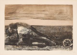 Käthe Kollwitz - Die Pflüger (Aus: Bauernkrieg).