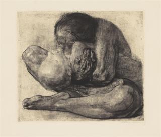 Käthe Kollwitz - Frau mit totem Kind